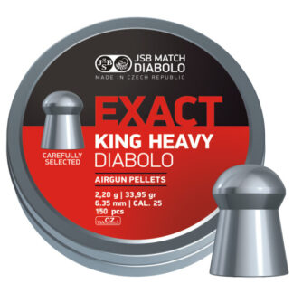JSB AA Exact King Heavy 6,35mm 33.95/2,200 p/150
