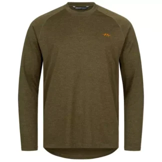 Tech LS-shirt 23 - 'Dark Olive'.