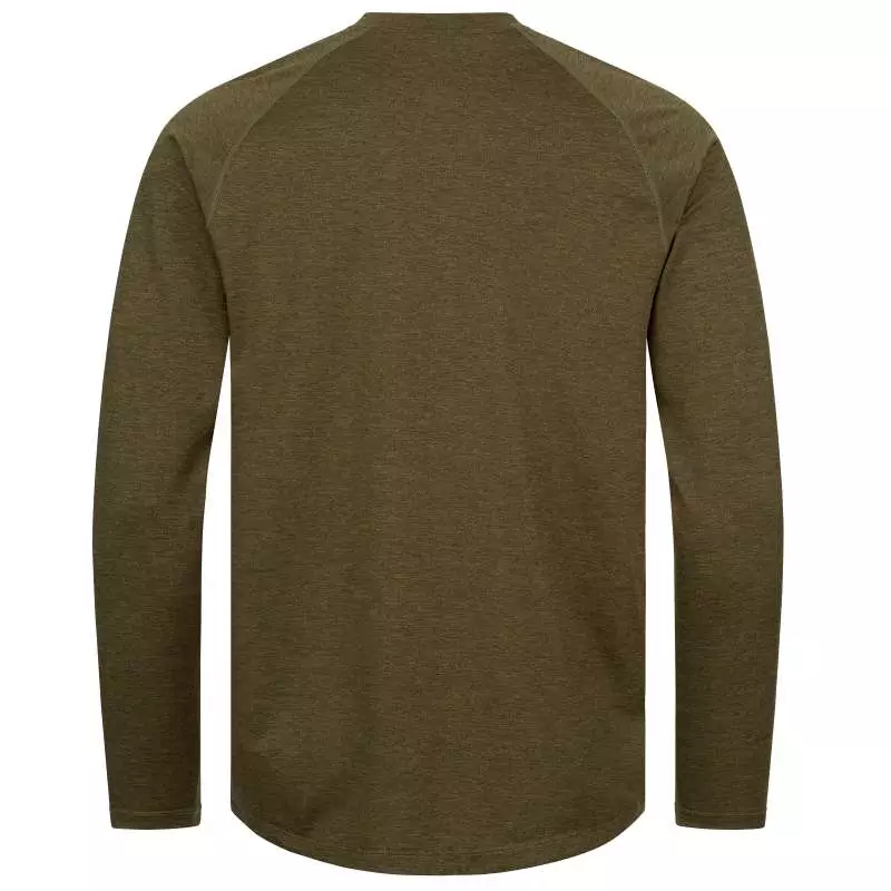 Tech LS-shirt 23 - 'Dark Olive'.