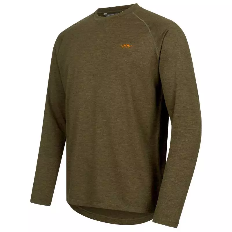 Tech LS-shirt 23 - 'Dark Olive'.
