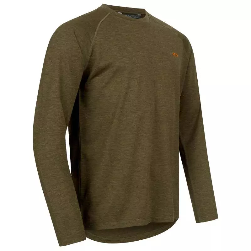 Tech LS-shirt 23 - 'Dark Olive'.