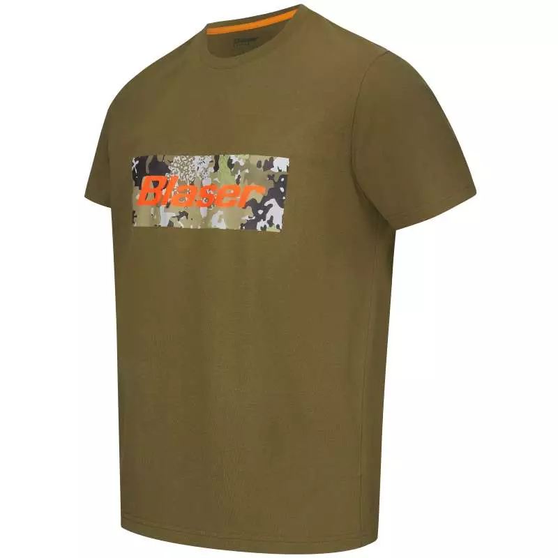 T-shirt met Blaser-branding in HunTec Camo