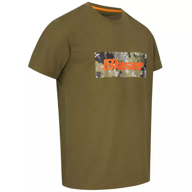 T-shirt met Blaser-branding in HunTec Camo